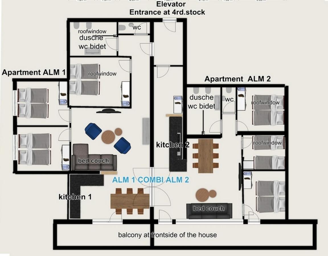 Alm Appartements Zellamsee Zell am See Ngoại thất bức ảnh